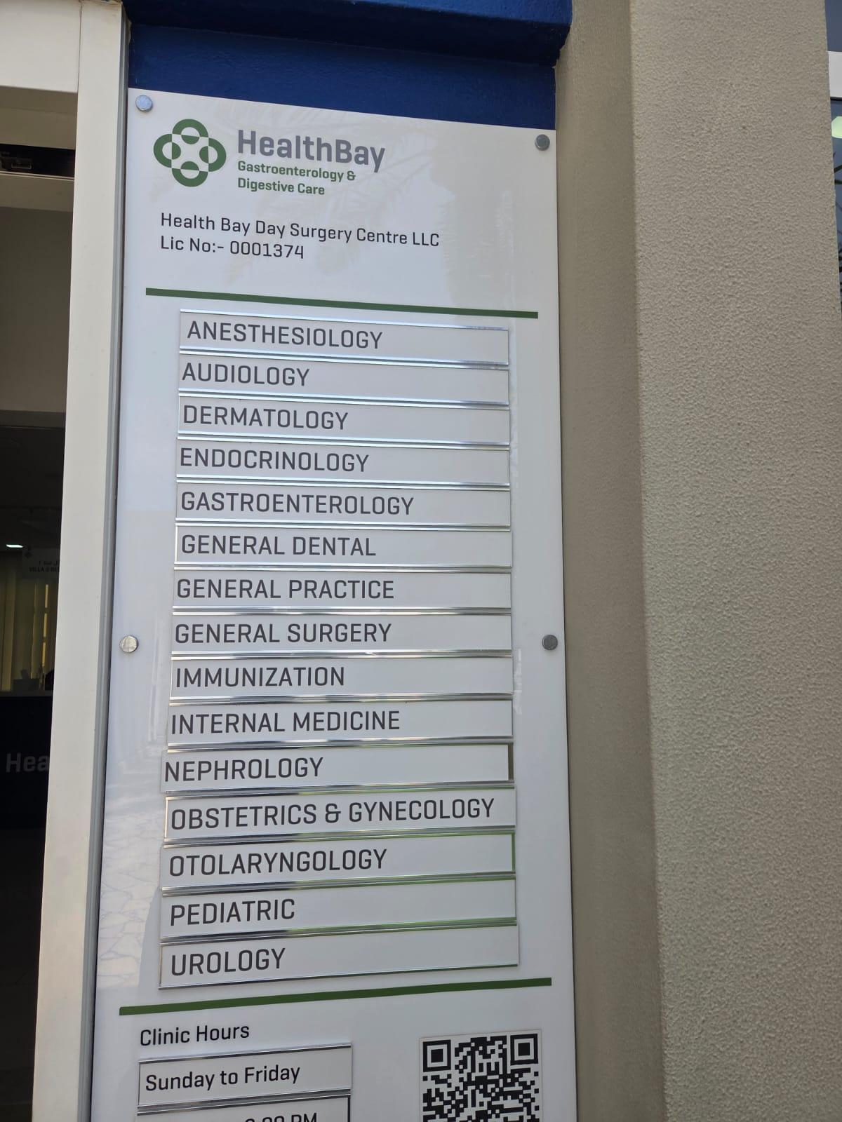 Gastroenterologist and digestive health specialties at HealthBay Clinics Dubai